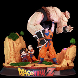Goku vs Nappa Diorama STL