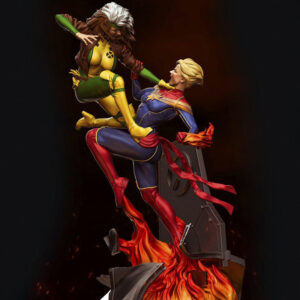 Rogue vs Captain Marvel STL