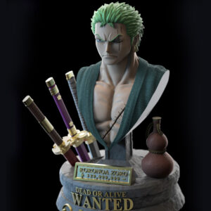 Zoro Roronoa Bust STL