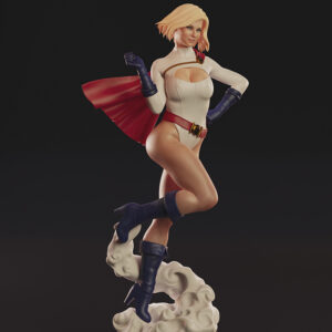 Power Girl STL 3D Print