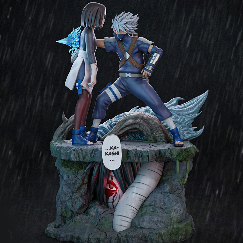 Kakashi and Rin Naruto STL
