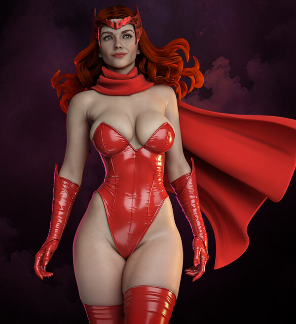Scarlet Witch STL - Imagen 5