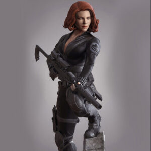 Black Widow STL Print 3D