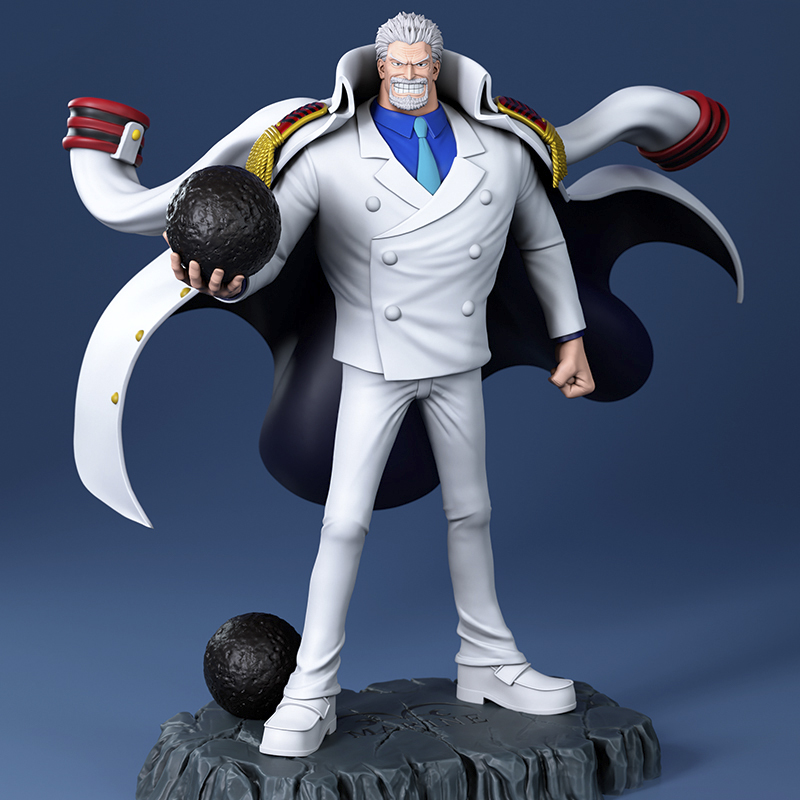 Modelo 3D STL de Monkey D. Garp – Figura para impresión 3D en resina