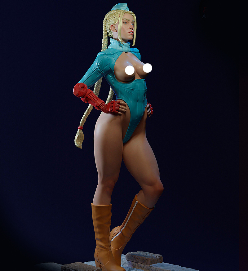 Cammy + SFW STL 3D Print - Imagen 2