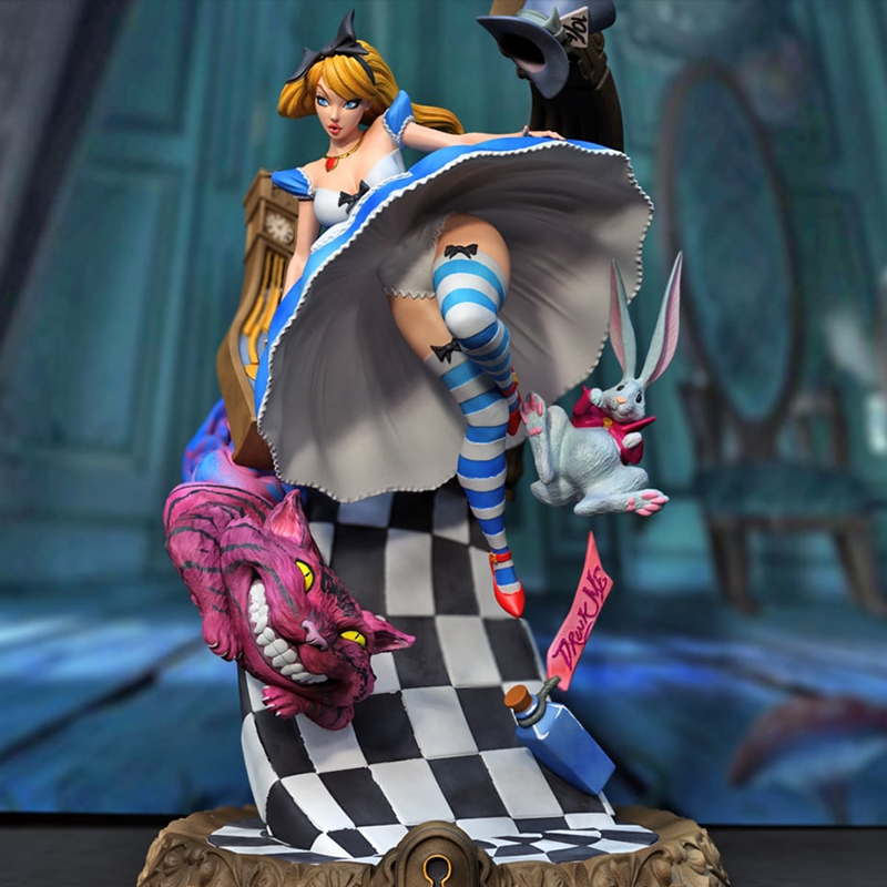 Alicia en el pais de las maravillas STL