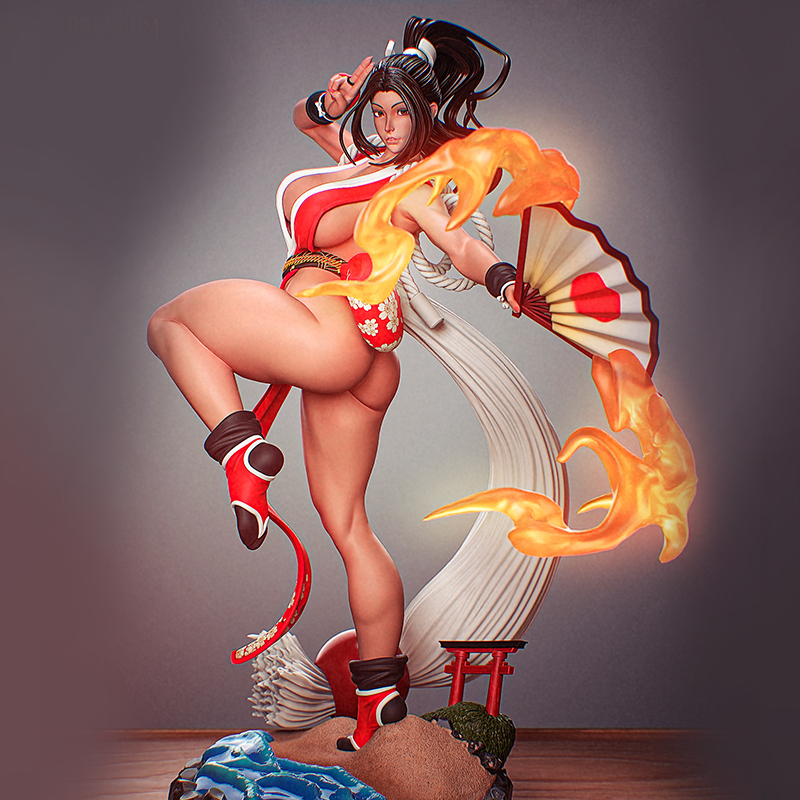 King Fighters Mai Shiranui STL 3D Print
