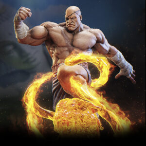 Sagat Street Fighter STL Model 3D