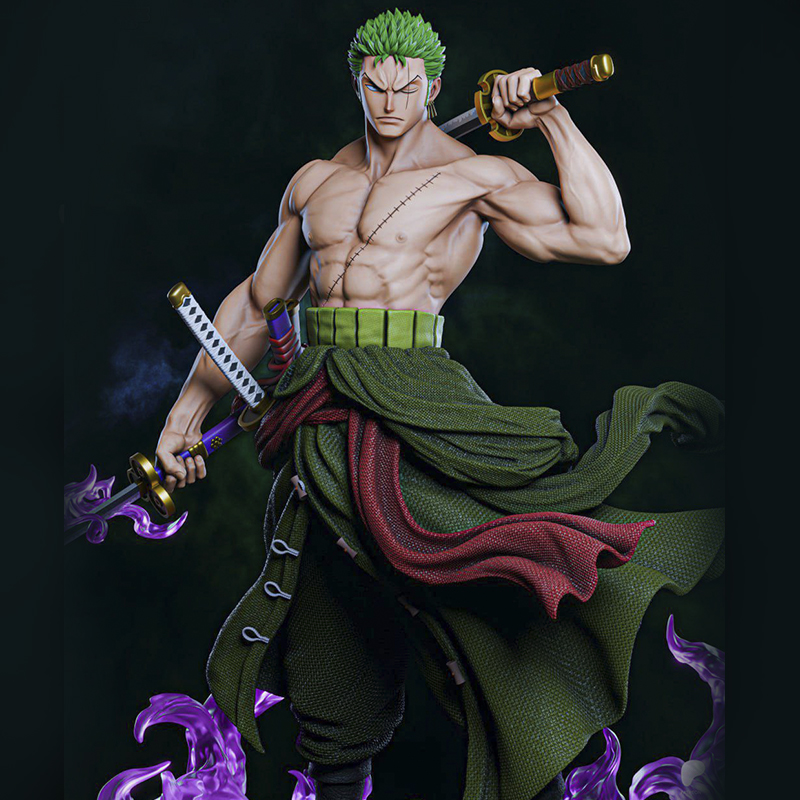 Zoro Figura de One Piece para impresión 3D