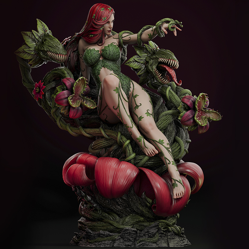 Poison Ivy STL 3D Print