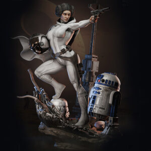 Princesa Leia STL Print 3D