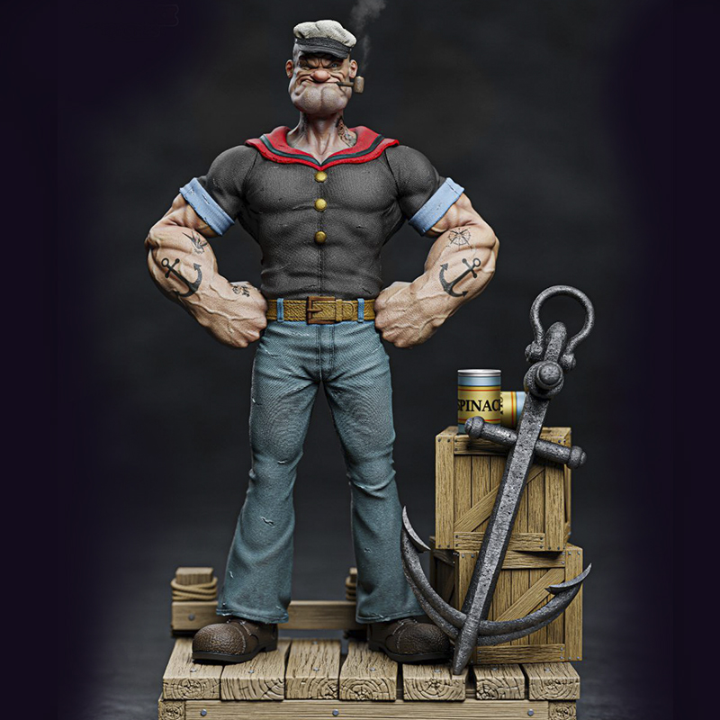 Popeye STL Model 3D