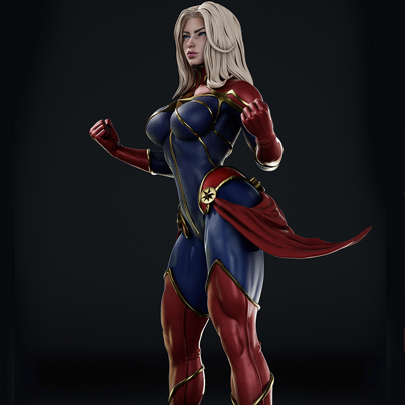 Captain Marvel STL - Imagen 6