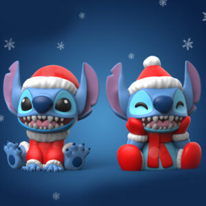 Stitch Navidad STL