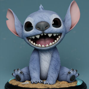 Stitch 3D Model STL