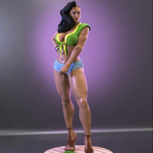 Laura Matsuda Street Fighter STL