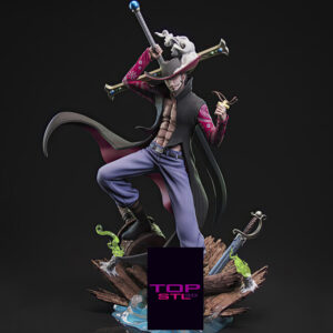 Mihawk Figura de One Piece para impresión 3D