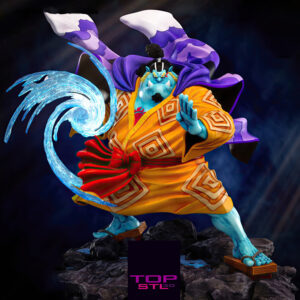 Jinbe Figura de One Piece para impresión 3D