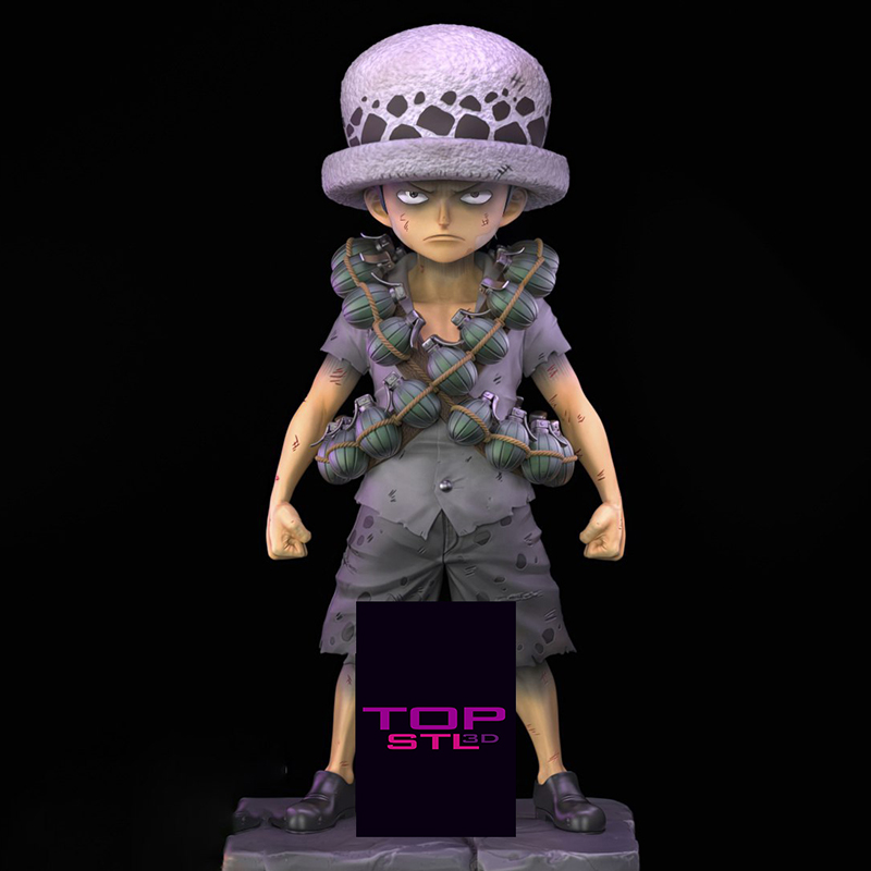 Kid Trafalgar Figura de One Piece para impresión 3D